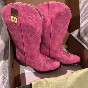 Pink Roper Cowboy Boots